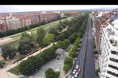 Paseo de la Condesa, uno de los pulmones de la capital leonesa