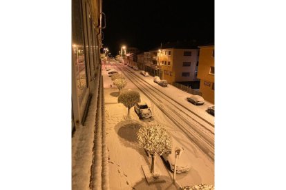 Un rincón de Astorga, en la mañana de este miércoles. DL