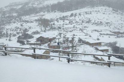 León, cubierto por la nieve. DL