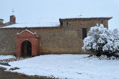 Los Oteros, en el sur de León, nevados. DL