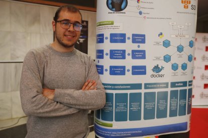 Samuel Castrillo ha desarrollado una aplicación que permite el filtrado de imágenes inapropiadas en chats. RAMIRO