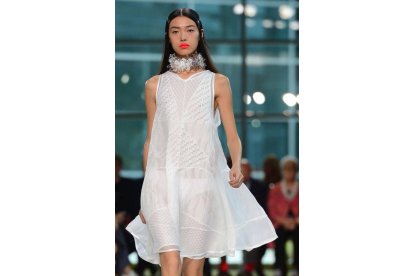 Diseño de Missoni en el desfile de Milán. Foto: OLIVIER MORIN I AFP