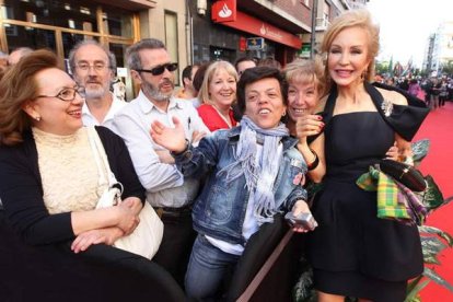 Carmen Lomana fue una de las invitadas más aclamadas por el público. L. de la Mata/Ana f. barredo