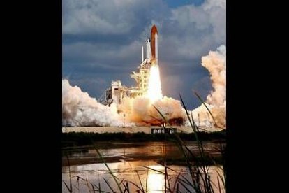 ...para dirigirse a la Estación Espacial Internacional.