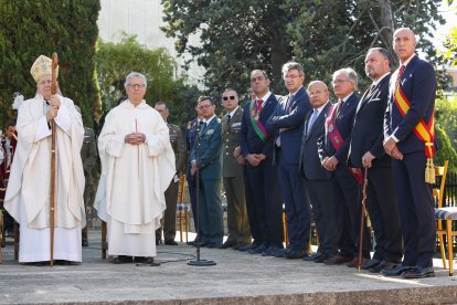 El obispo de León, Julián López, preside la eucaristía de la tradicional romería de San Froilán