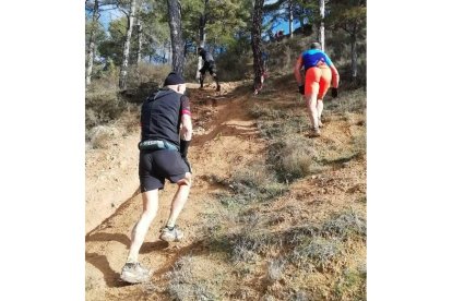 Una de las zonas de subida. TRANSCANDAMIA