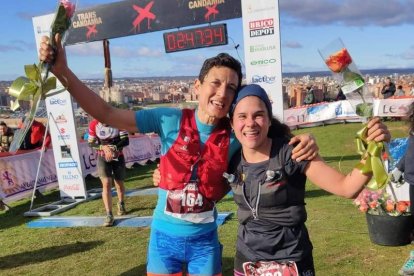 Estelita Santín (164) y Luz de Alba García (162). TRANSCANDAMIA