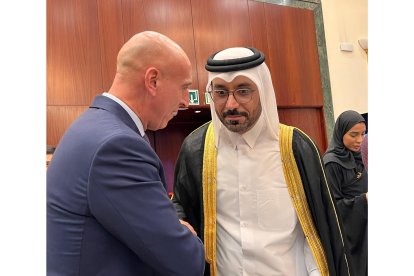 Viaje del alcalde de León a la Embajada de Catar. TWITTER