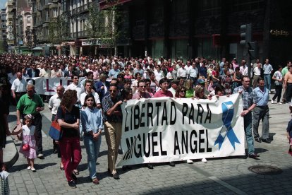 Un momento de la manifestación.