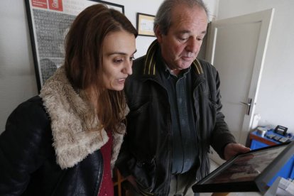 María Hernández y Ángel Capdevila, en 2015. RAMIRO