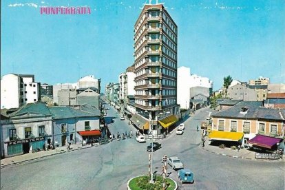 Imagen de la ciudad de Ponferrada hace años. DL