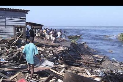 Con la India, Sri Lanka es el país más afectado por la cadena de maremotos.