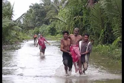 La mayor parte de los fallecidos se encontraban en Banda Aceh, la capital provincial de Aceh.