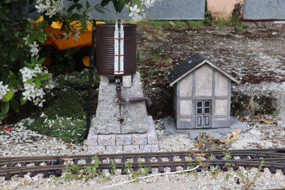 Recreación a escala G del ferrocarril minero Ponferrada-Villablino. DANIEL PÉREZ LANUZA