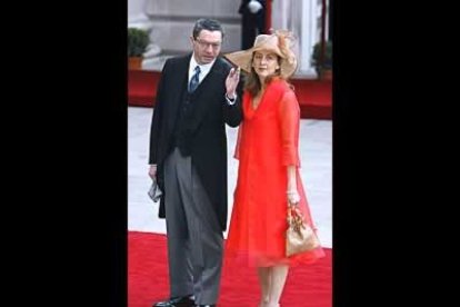 El alcalde Madrid, <b>Alberto Ruiz Gallardón</b>, y su mujer<b> Mar Utrera</b>.