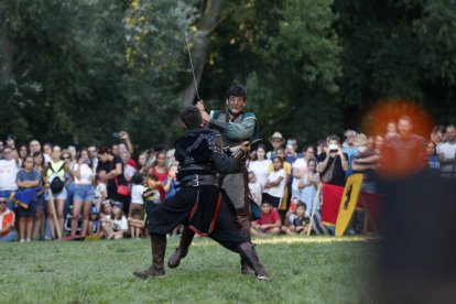 A las 20:00 se celebró el torneo medieval. FERNANDO OTERO PERANDONES
