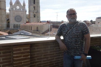 Óscar García, nuevo presidente de la Asociación de Hostelería de León. RAMIRO