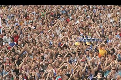 La afición blanquiazul respondió como era de esperar tras la gesta de un equipo que se merece eso y más.