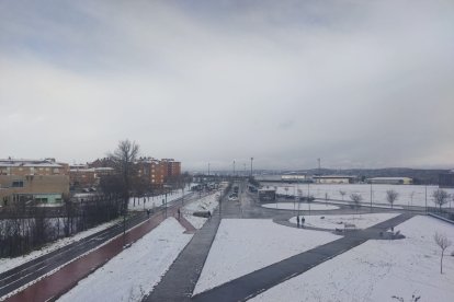 Vista de La Palomera y La Asunción, esta mañana. A.G.