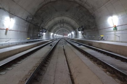 Vista de la variante de Pajares. ADIF