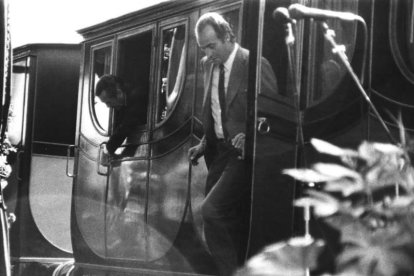 Centenario del tren a Asturias en 1994. Archivo