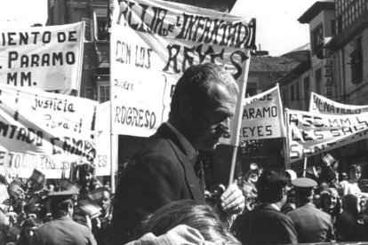 Los reyes, aclamados en 1984. DL