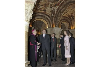 Visita al Panteón de los Reyes de San Isidoro en 1992. Nacho Gallego