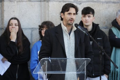 Juan Diego Botto, durante su intervención. ANA F. BARREDO