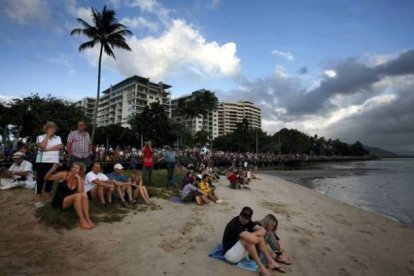 Panorámica desde Cairns, uno de los sitios privilegiados desde donde se pudo ver el fenómeno astronómico. TIM WIMBORNE | REUTERS