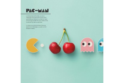 Los fantasmitas de Pac-Mac, uno de los videjuegos más exitosos del mundo están a punto de comerse dos cerezas del Bierzo. Su día es el 22 de mayo.