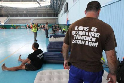 «Camino con los pies de los encerrados». Norberto.