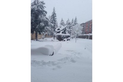 Villablino, esta mañana. DL.