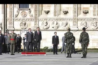 León, ciudad natal del presidente del Gobierno, recibió a los vecinos alemanes con un día muy soleado.
