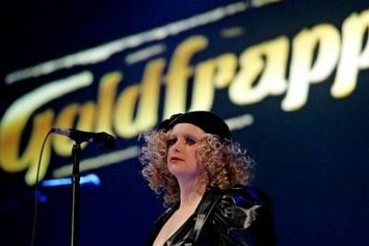 Alison Goldfrapp del grupo británico 