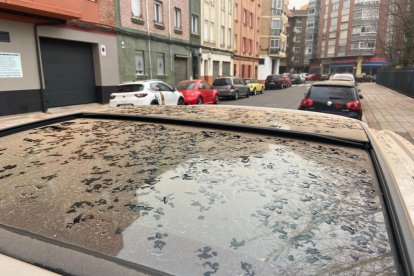 Mezclado con el agua, el polvo se transforma en barro. RAMIRO