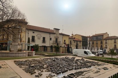 Maqueta de la ciudad de León. Á. CABALLERO