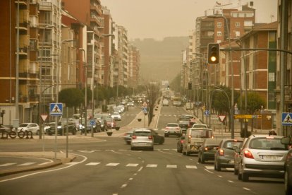 Atmósfera irrespirable en el centro de la capital. RAMIRO