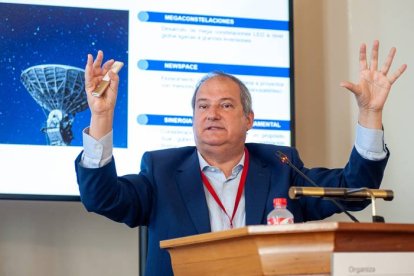 Jordi Hereu, presidente de Hispasat. APIE