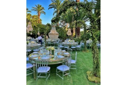 Rincón en el que se celebró el banquete. DL