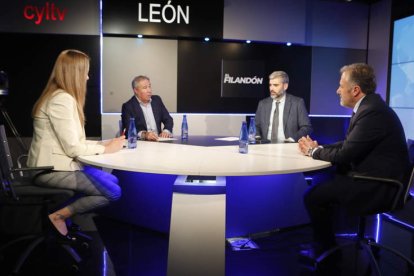 Rodríguez, S. Torné, Núñez y Pollán, ayer en El Filandón. RAMIRO