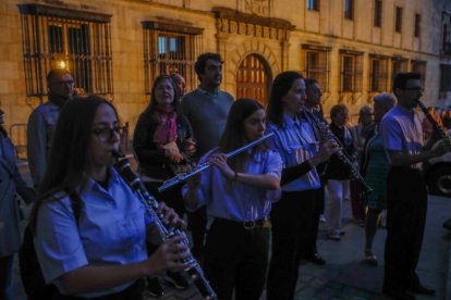 La música acompañó el recorrido. MIGUEL