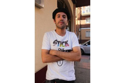 César Álvarez, minero de 33 años de la Hullera Vasco Leonesa. NOBERTO