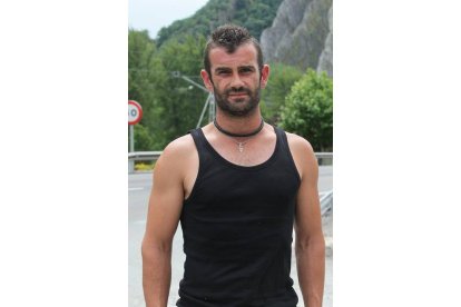 Óscar Valle, minero de Brugos de Fenar. NOBERTO