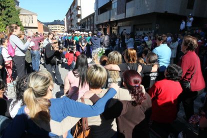 Mineros durante la III Marcha Minera. NOBERTO.