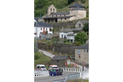 Mineros durante la III Marcha Minera. NOBERTO.