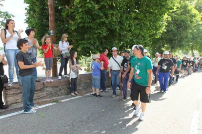 Mineros durante la III Marcha Minera. NOBERTO.