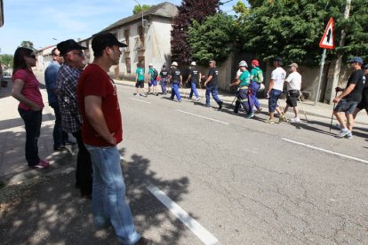 Mineros durante la III Marcha Minera. NOBERTO.