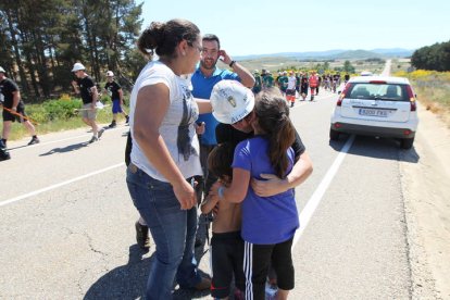 Mineros durante la III Marcha Minera. NOBERTO