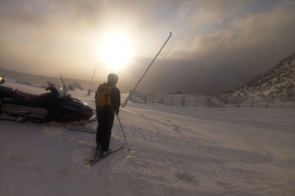 contemplando el amanecer