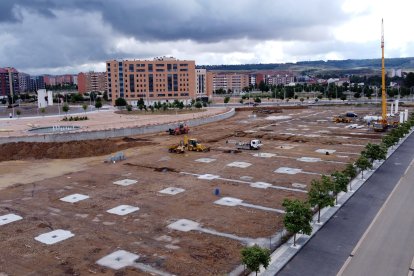 Panorámica de las obras ejecutadas actualmente. DL